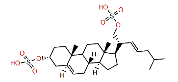 (20R,22E)-Cholesta-5,22-dien-3a,21-diol 3,21-disulfate
